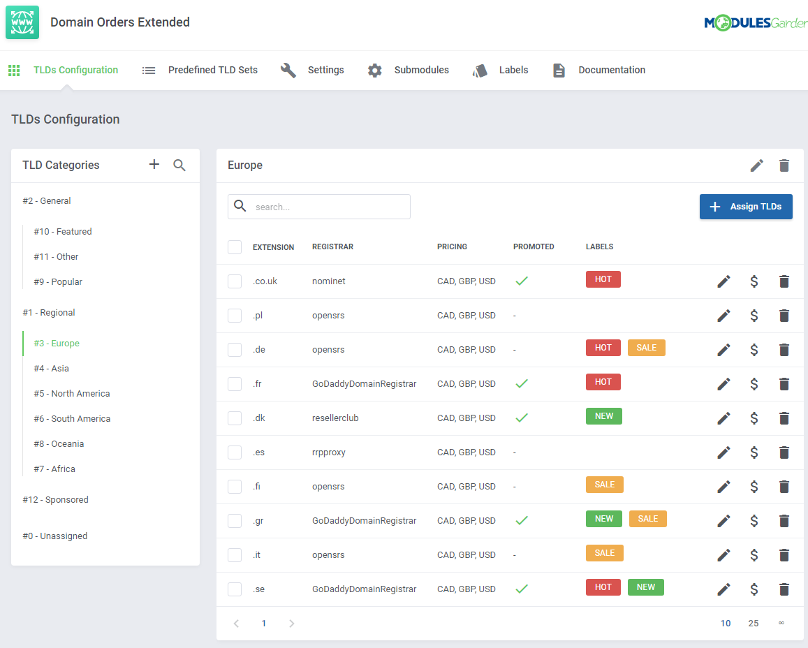 Domains Order Management - ModulesGarden Domain Orders Extended For WHMCS 3.0 Domain Order Management - ModulesGarden Domains Orders Extended For WHMCS 3.0
