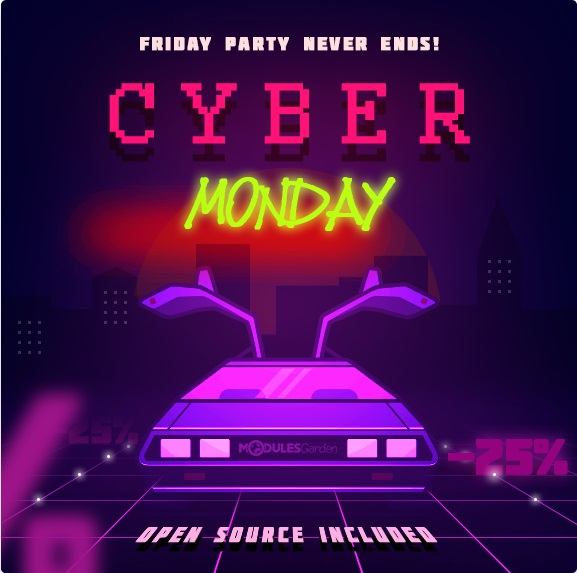 ModulesGarden - Best Deals with Cyber Monday Promotion
