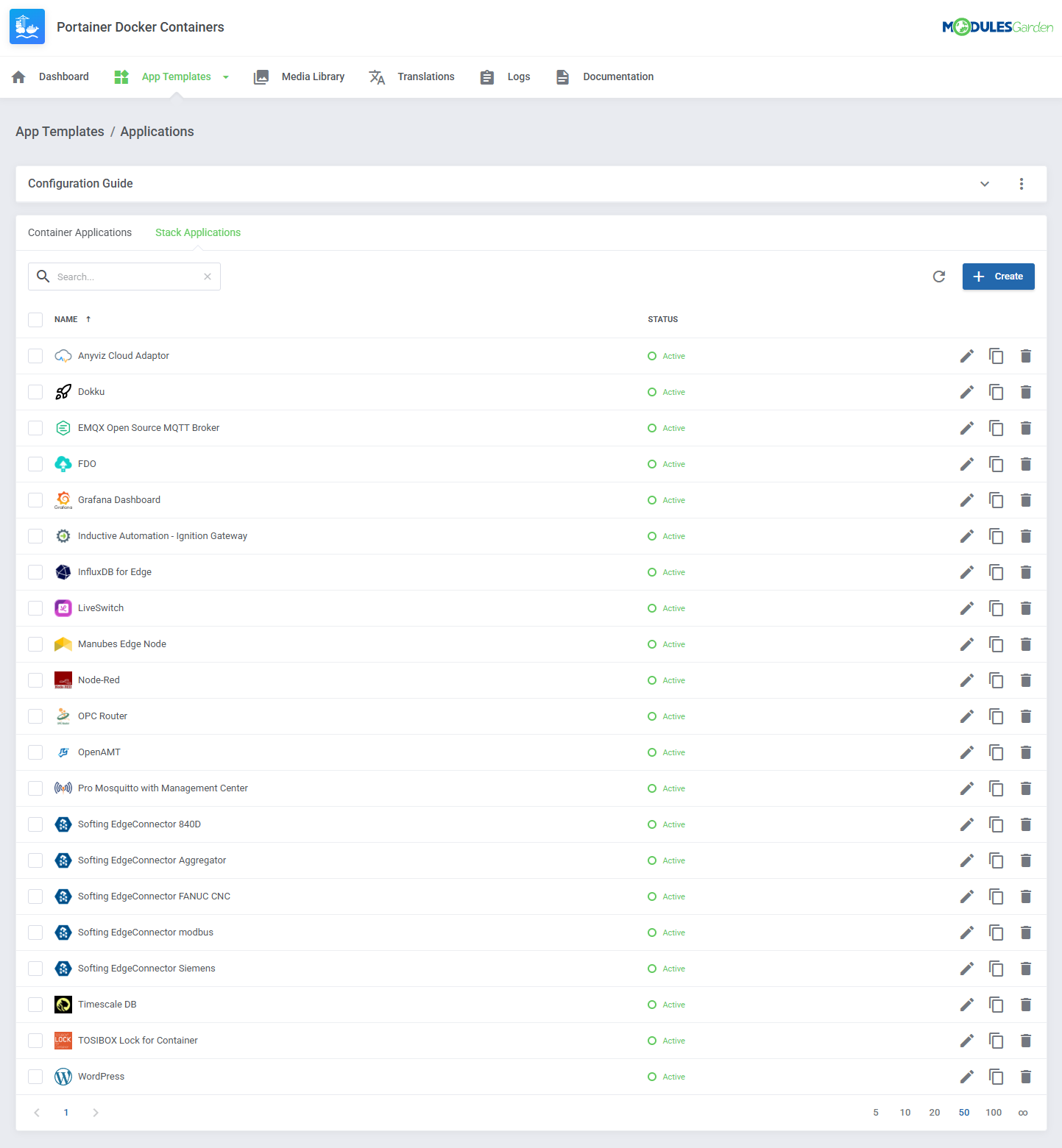 App Templates - Portainer Docker Containers For WHMCS