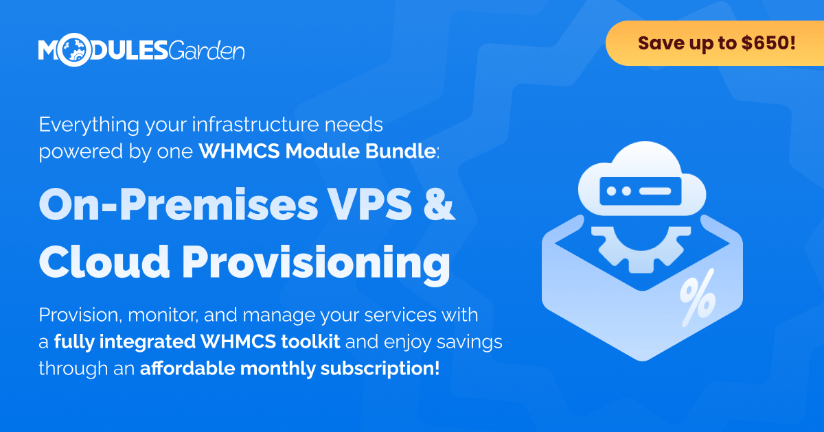 WHMCS Module Bundles - On-Premises VPS & Cloud Provisioning