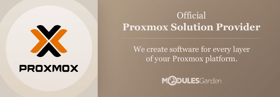 The Proxmox side of ModulesGarden: From iconic modules to tailored software