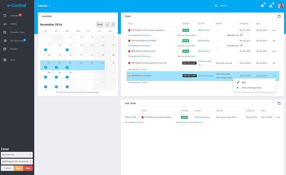 Antares - e-Control - Desktop