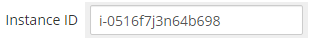 Amazon EC2 For WHMCS: Instance ID field in the WHMCS admin product details filled with an existing instance ID