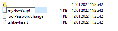 Amazon EC2 For WHMCS: file manager folder with user data script files such as rootPasswordChange and sshKeyInsert