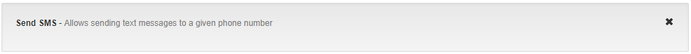 Client Profile Viewer For WHMCS: Send SMS widget box in the configuration, which needs the SMS Center For WHMCS module