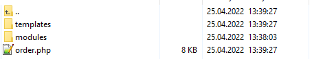 Lagom One Step Order Form For WHMCS 1.2.X: extracted files in the main WHMCS directory: templates, modules and order.php
