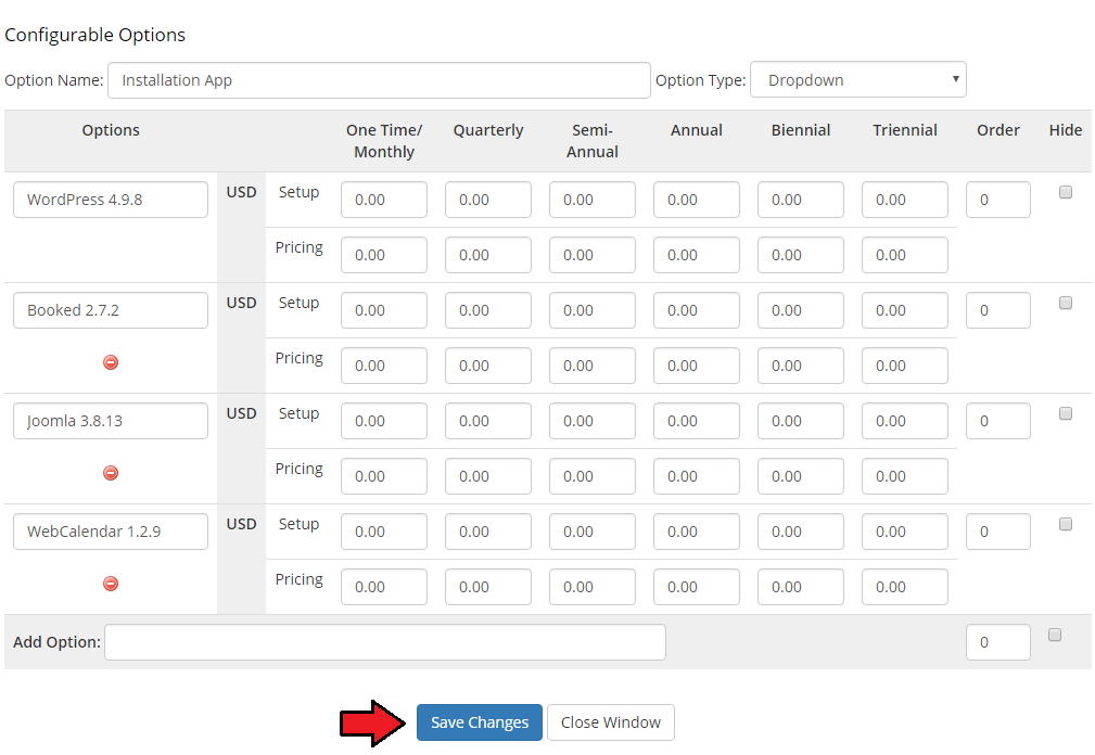 DirectAdmin Extended For WHMCS: WHMCS configurable options with WordPress, Booked, Joomla and WebCalendar
