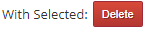 Multibrand For WHMCS: With Selected Delete button used for removing selected client relations in the brand