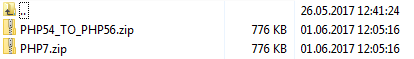 Office 365 1.0.0 For WHMCS: module archive containing PHP 7 and PHP 5.4 to 5.6 package files