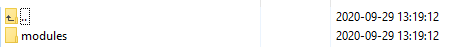 Rackspace Email Extended For WHMCS: file manager listing of the extracted package showing the modules folder