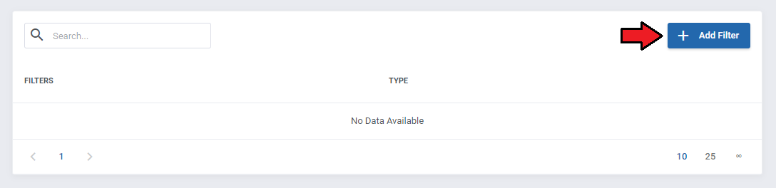 Report Generator For WHMCS: expert mode filters table with no data and the Add Filter button