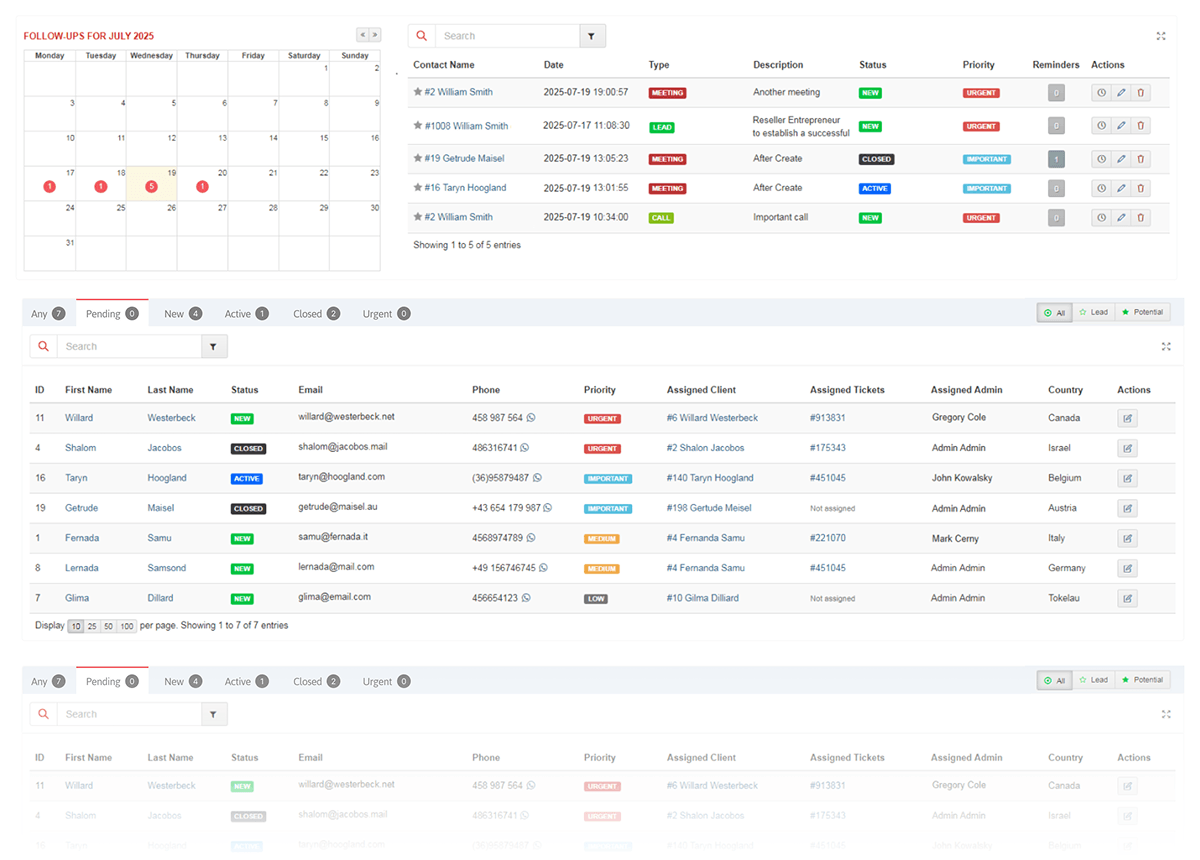 CRM For WHMCS 1: CRM - WHMCS Module Bundle