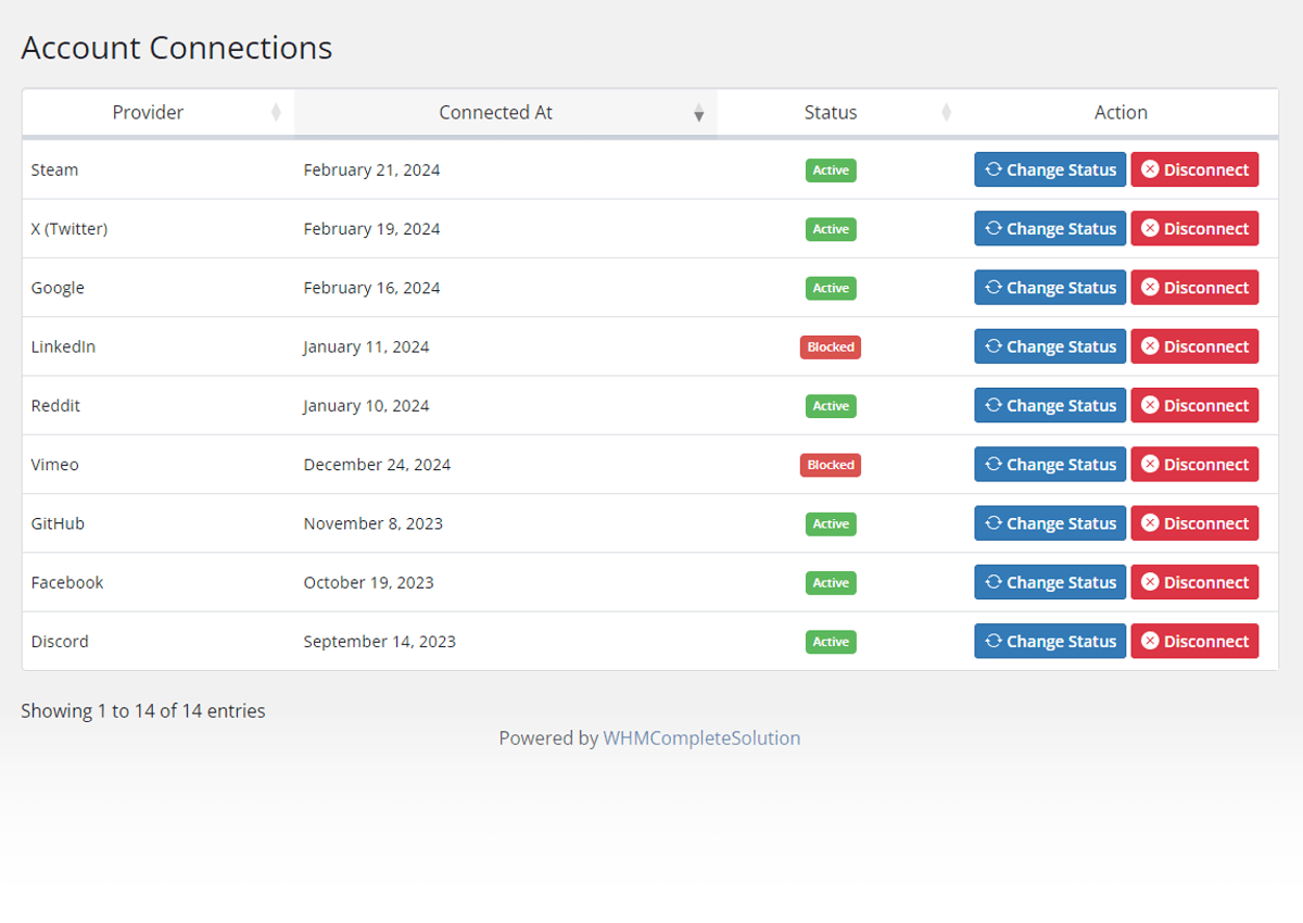 Social Media Login For WHMCS 1: Customer Experience - WHMCS Module Bundle