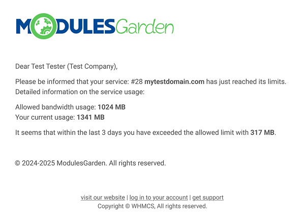 Hosting Quota Notifications For WHMCS 2: Hosting Accounts Provisioning - WHMCS Module Bundle