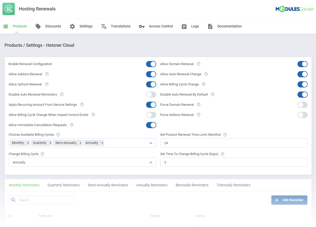 Hosting Renewals For WHMCS 1: IaaS VPS & Cloud Provisioning - WHMCS Module Bundle