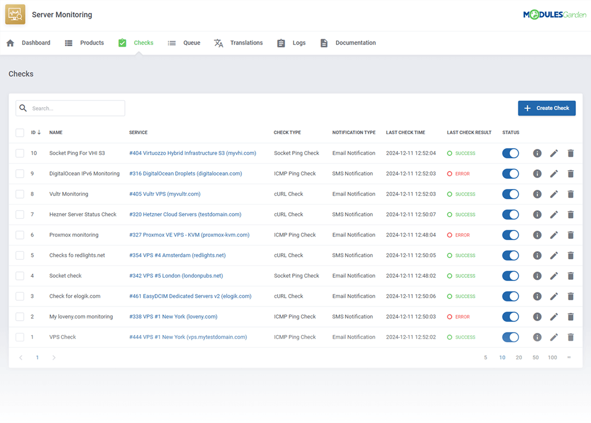 Server Monitoring For WHMCS 1: On-Premises VPS & Cloud Provisioning - WHMCS Module Bundle