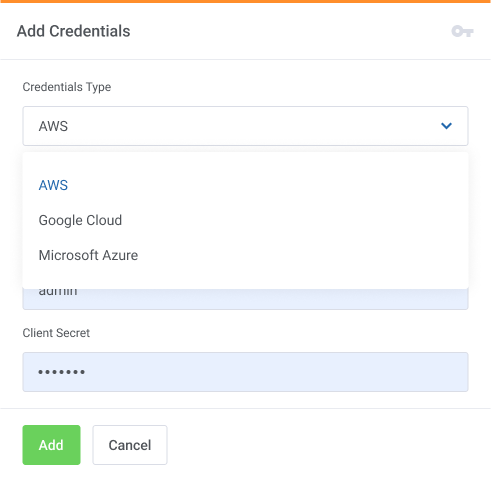 Credentials Type - AWS Billing For WHMCS by ModulesGarden