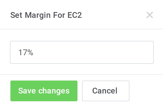 Pricing Margin For EC2 - AWS Billing For WHMCS by ModulesGarden