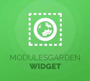 ModulesGarden Widget For WHMCS