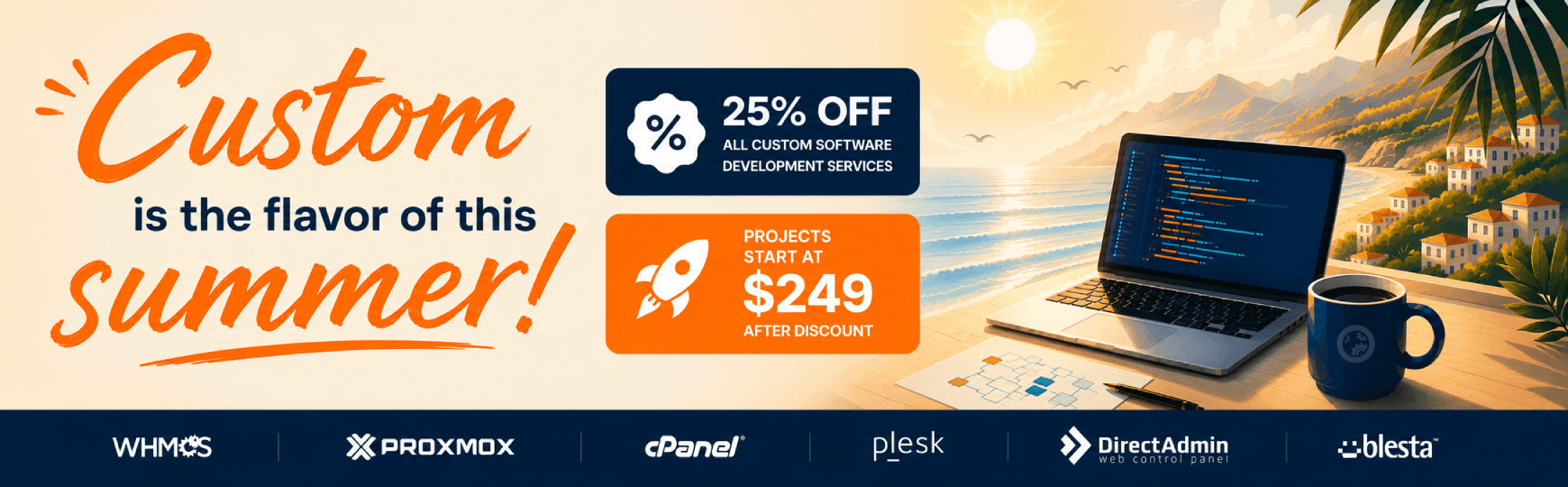 Summer Deal for Custom Software Development at ModulesGarden - 25% OFF