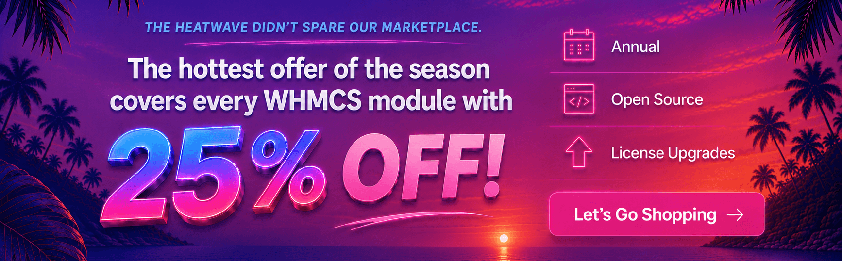ModulesGarden Summer Promotion 2026 - 25% OFF Storewide