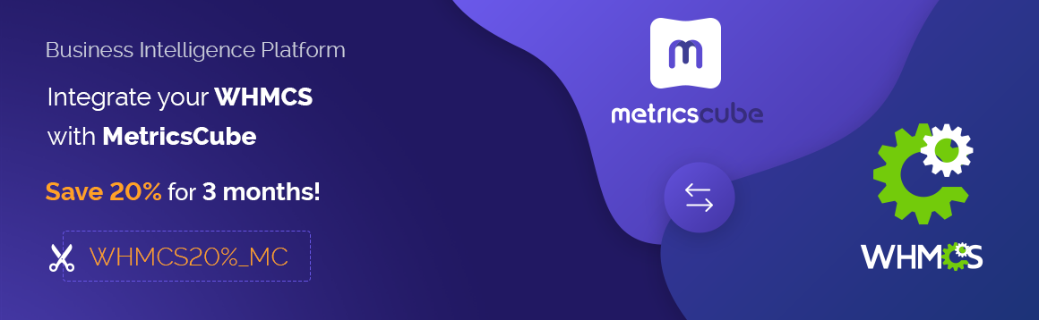 Complete WHMCS Business Analysis with MetricsCube at a 20% Discount - ModulesGarden