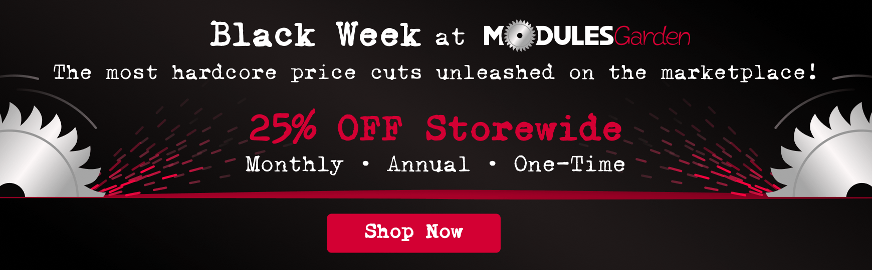 25% Black Week Discount - ModulesGarden