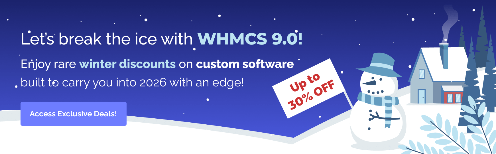 Winter Discounts For Custom Software Development at ModulesGarden