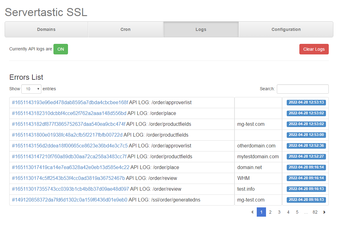 Servertastic SSL For cPanel: Extension Screenshot 7