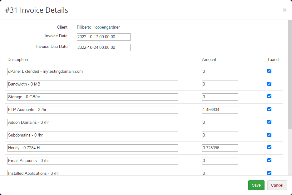 Advanced Billing For WHMCS: Module Screenshot 24