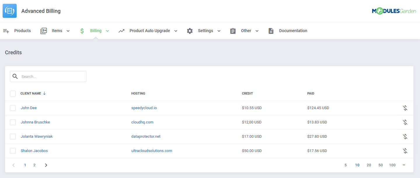 Advanced Billing For WHMCS: Module Screenshot 31