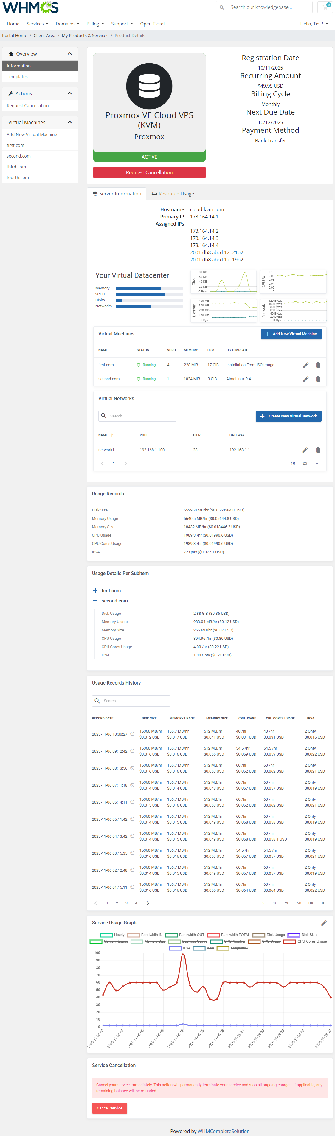 Advanced Billing For WHMCS: Module Screenshot 1