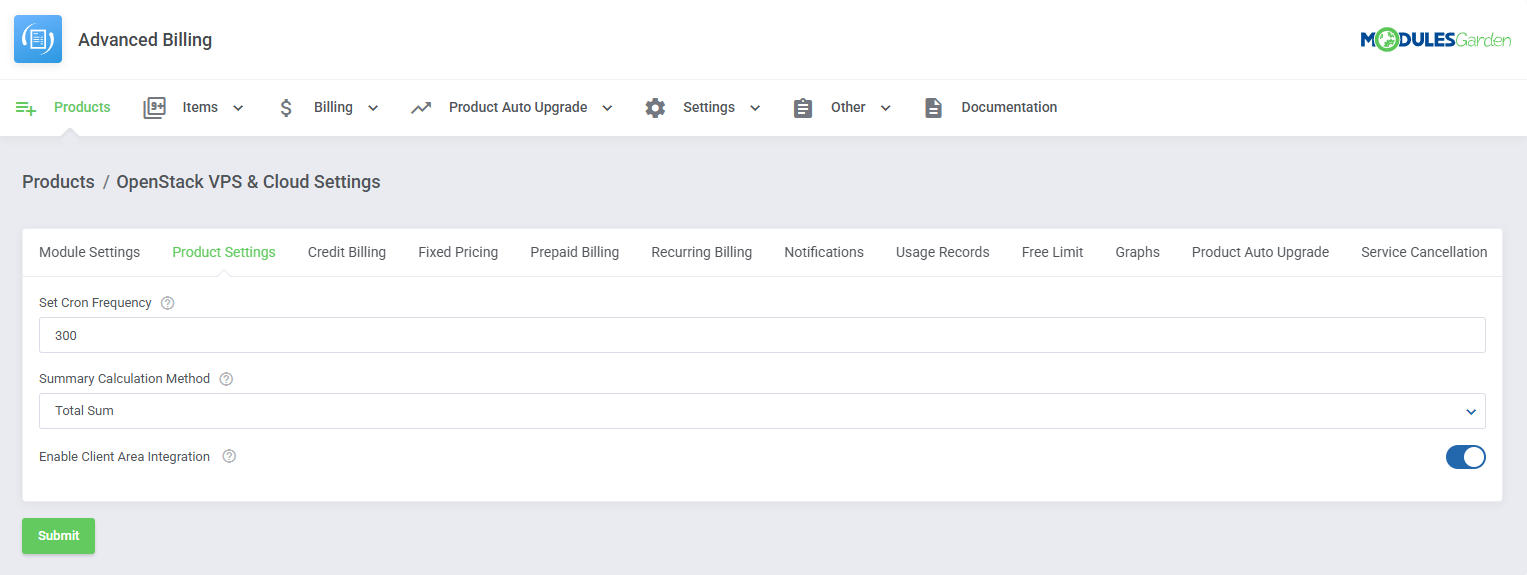 Advanced Billing For WHMCS: Module Screenshot 15