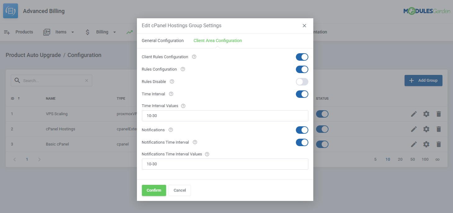 Advanced Billing For WHMCS: Module Screenshot 36