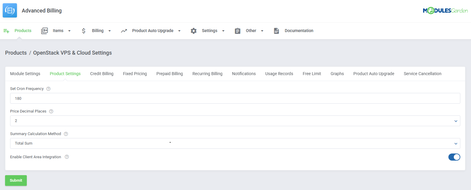 Advanced Billing For WHMCS: Module Screenshot 16