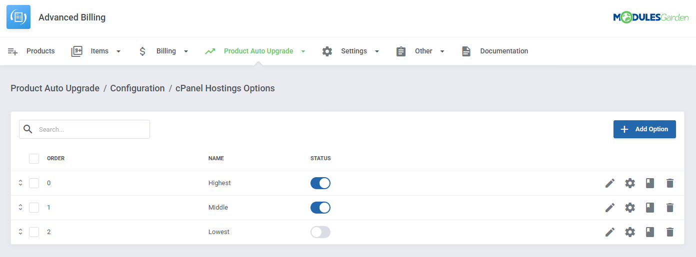 Advanced Billing For WHMCS: Module Screenshot 39