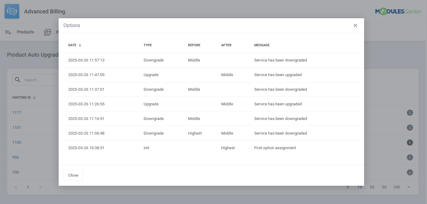 Advanced Billing For WHMCS: Module Screenshot 44