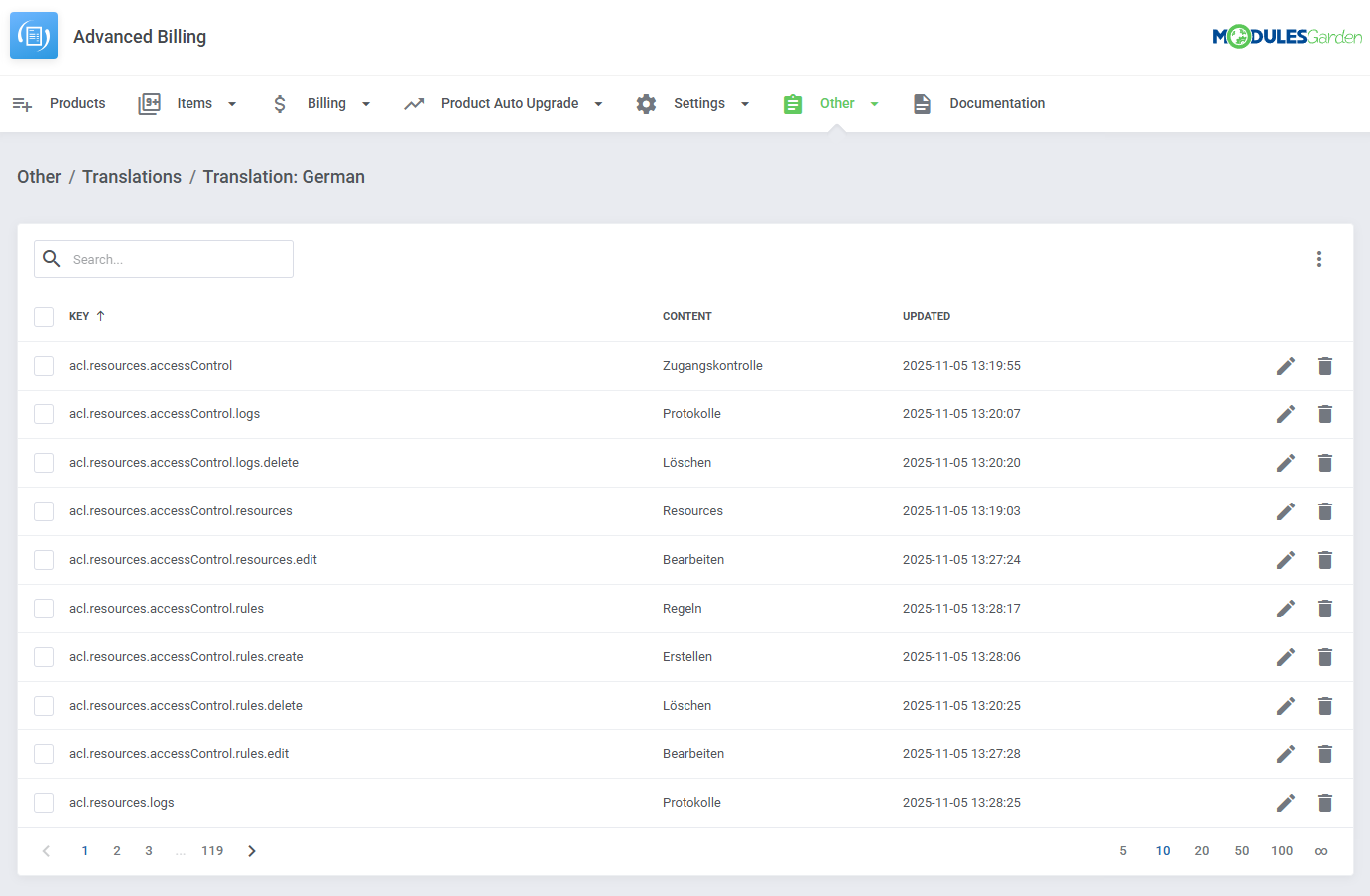 Advanced Billing For WHMCS: Module Screenshot 48