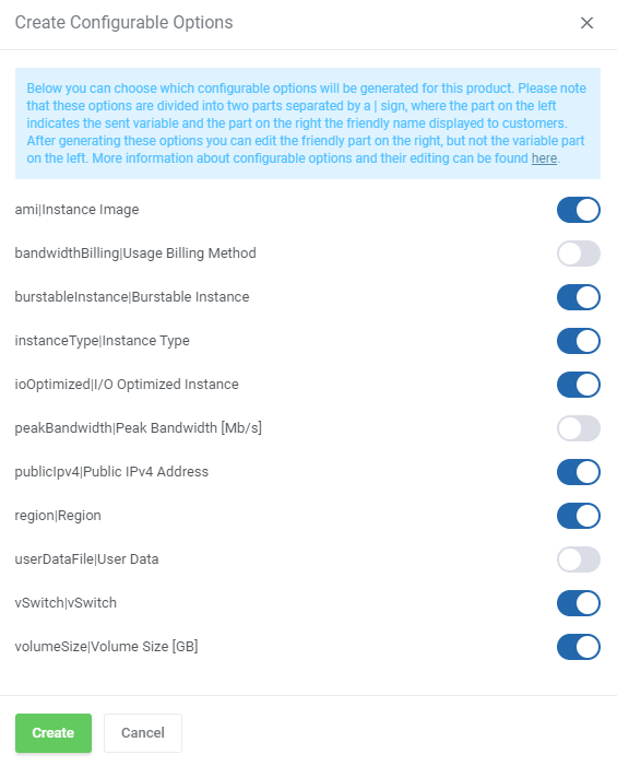 Alibaba Cloud Virtual Machines For WHMCS: Module Screenshot 9