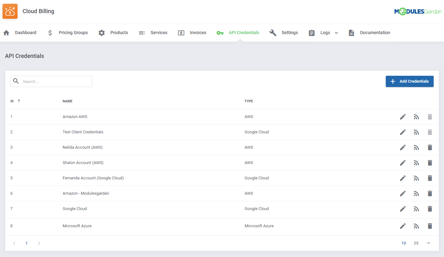 Cloud Billing For WHMCS: Module Screenshot 13