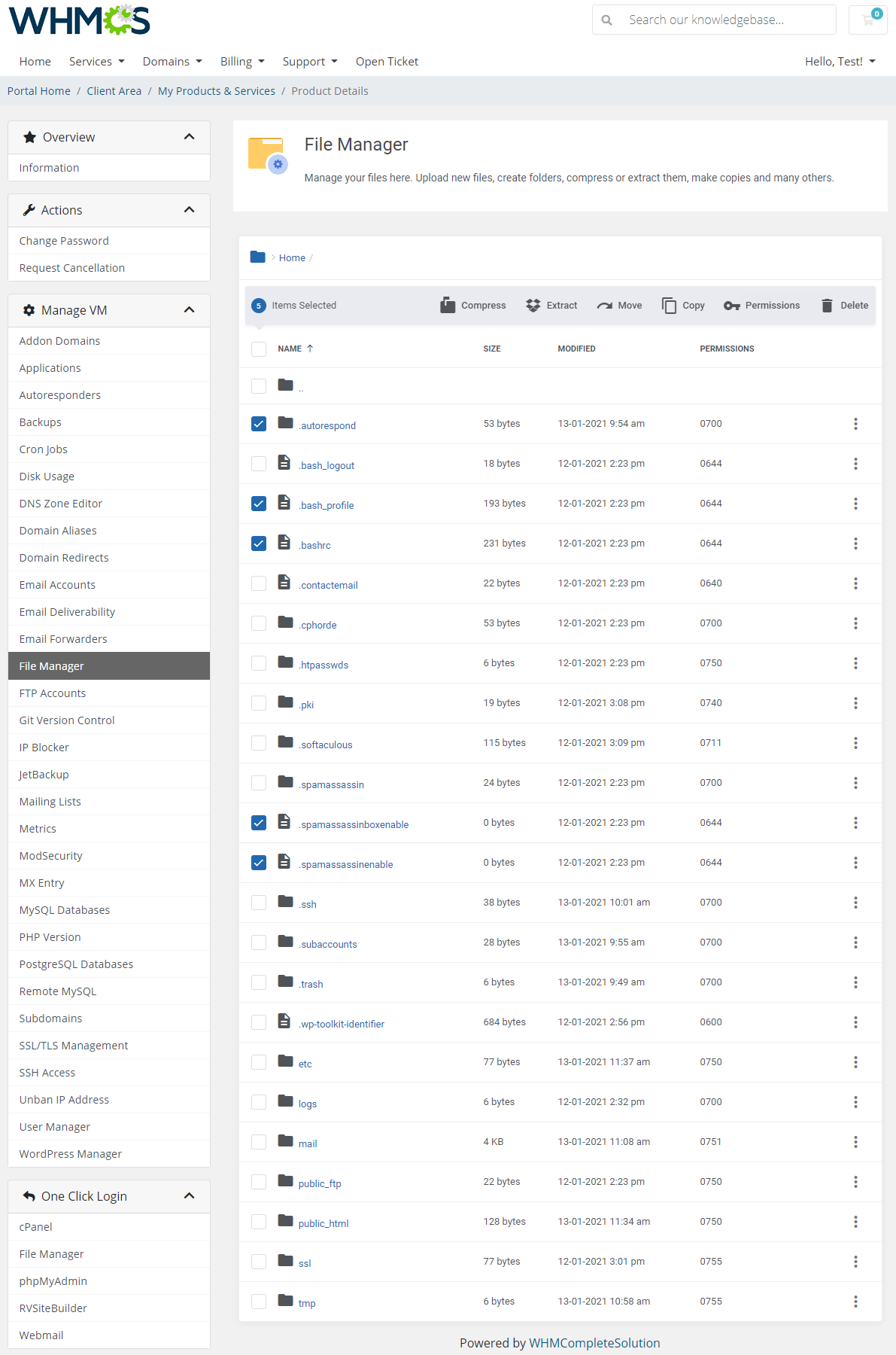 cPanel Extended For WHMCS: Module Screenshot 17
