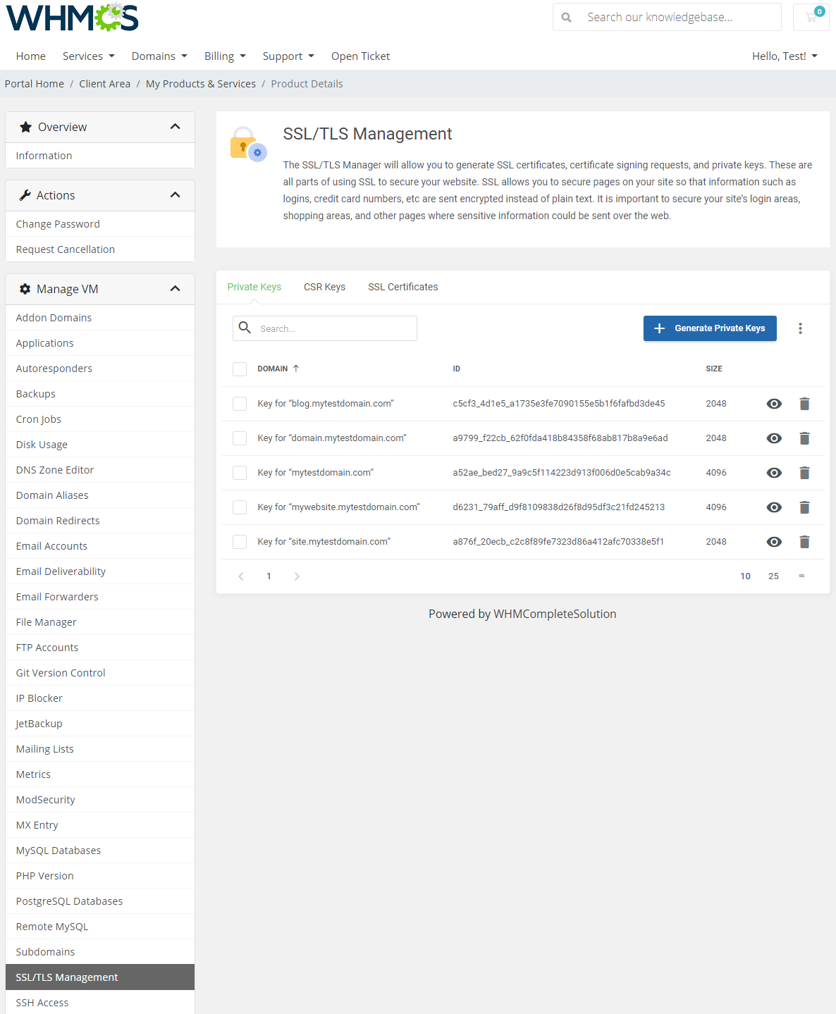 cPanel Extended For WHMCS: Module Screenshot 31