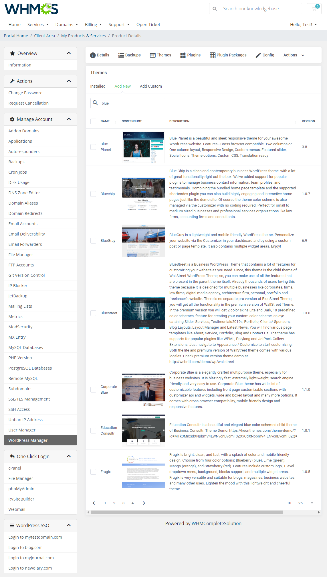 cPanel Extended For WHMCS: Module Screenshot 37