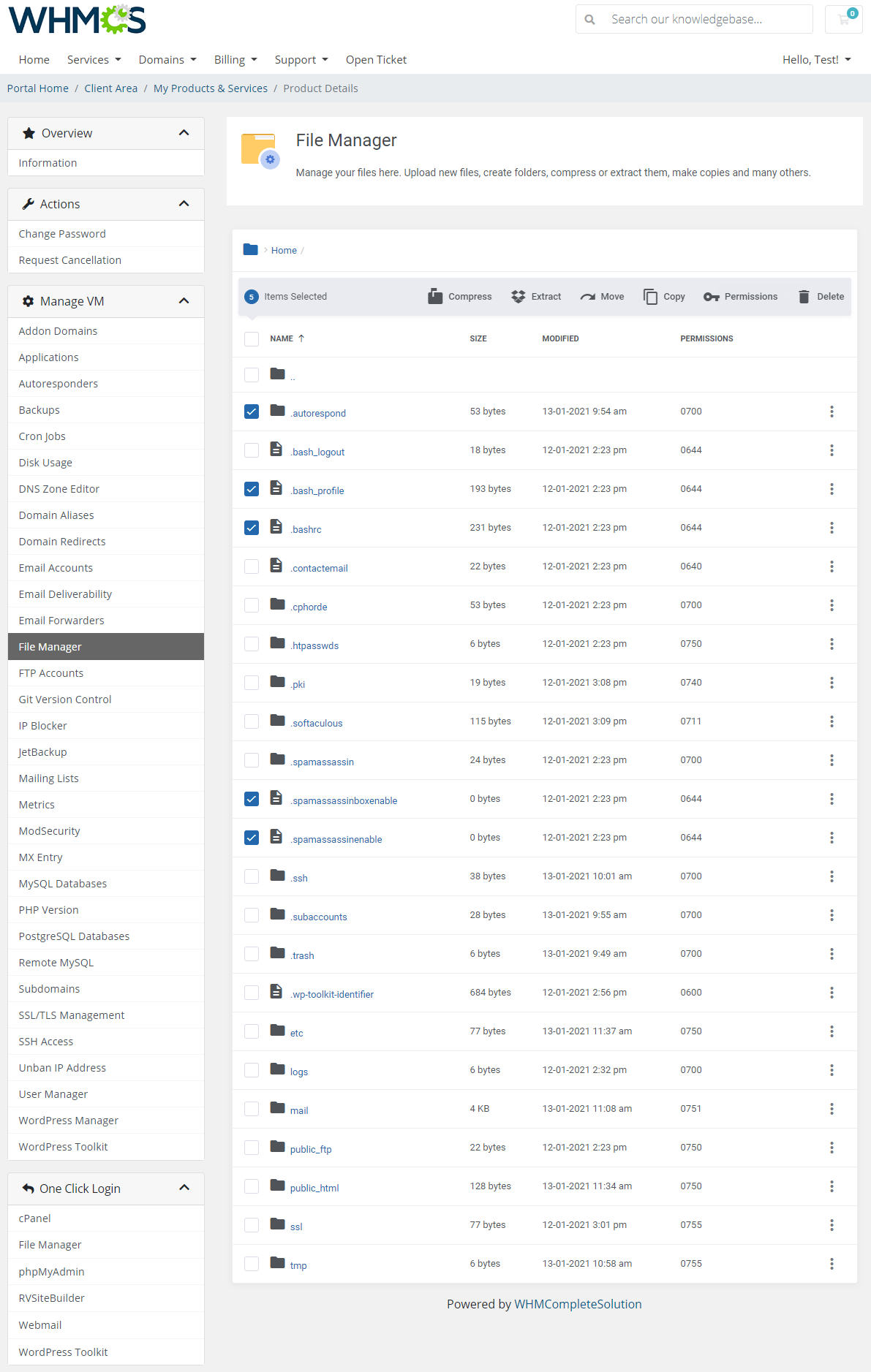 cPanel Extended For WHMCS: Module Screenshot 17