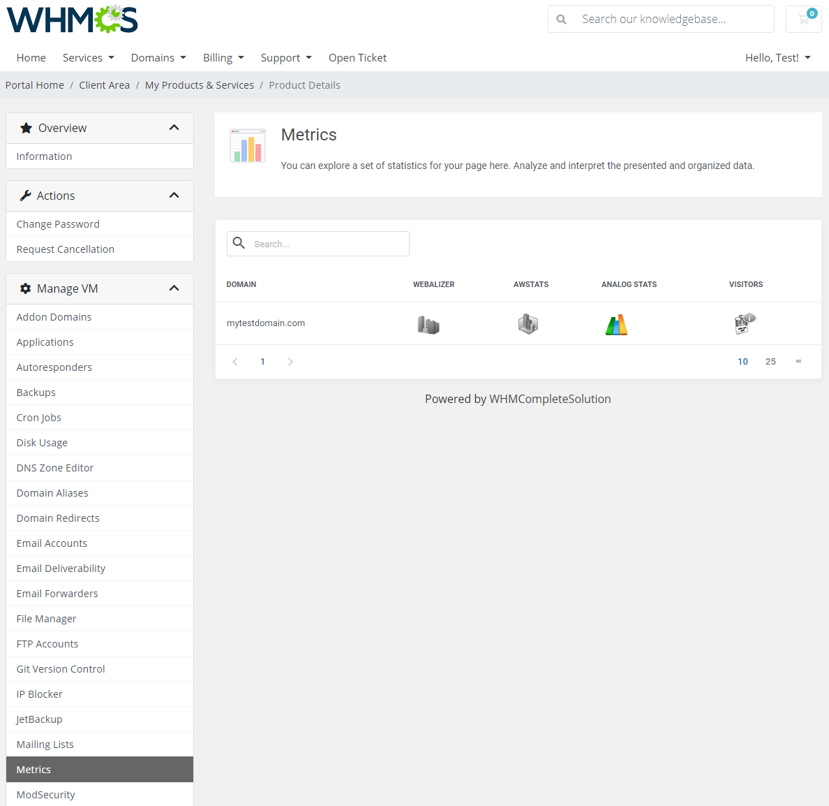 cPanel Extended For WHMCS: Module Screenshot 23