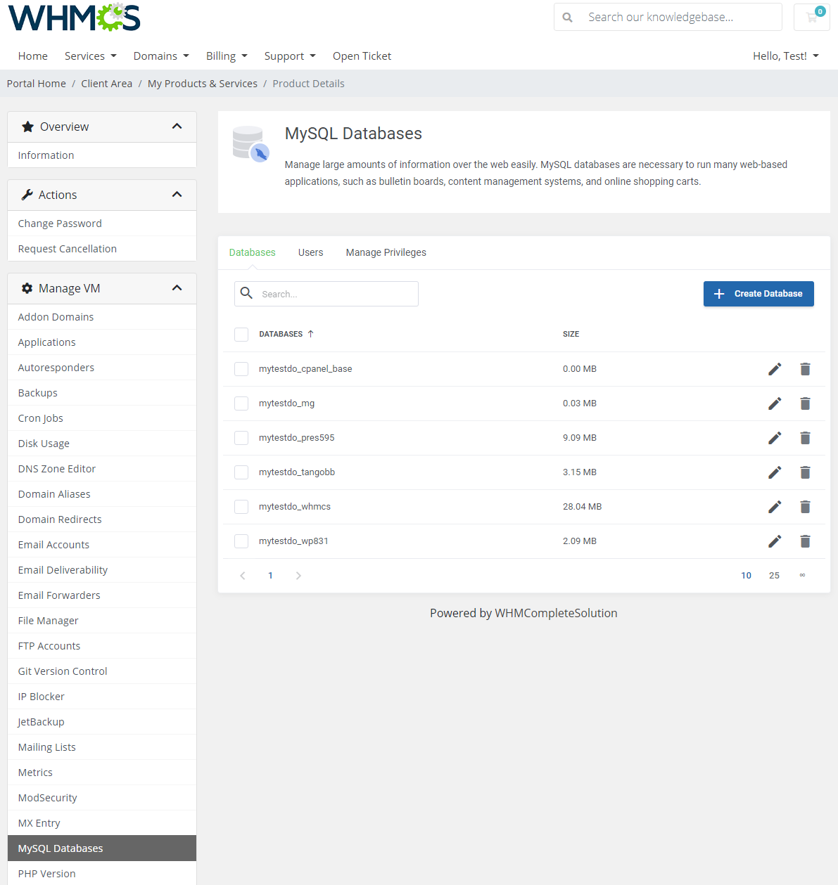 cPanel Extended For WHMCS: Module Screenshot 26