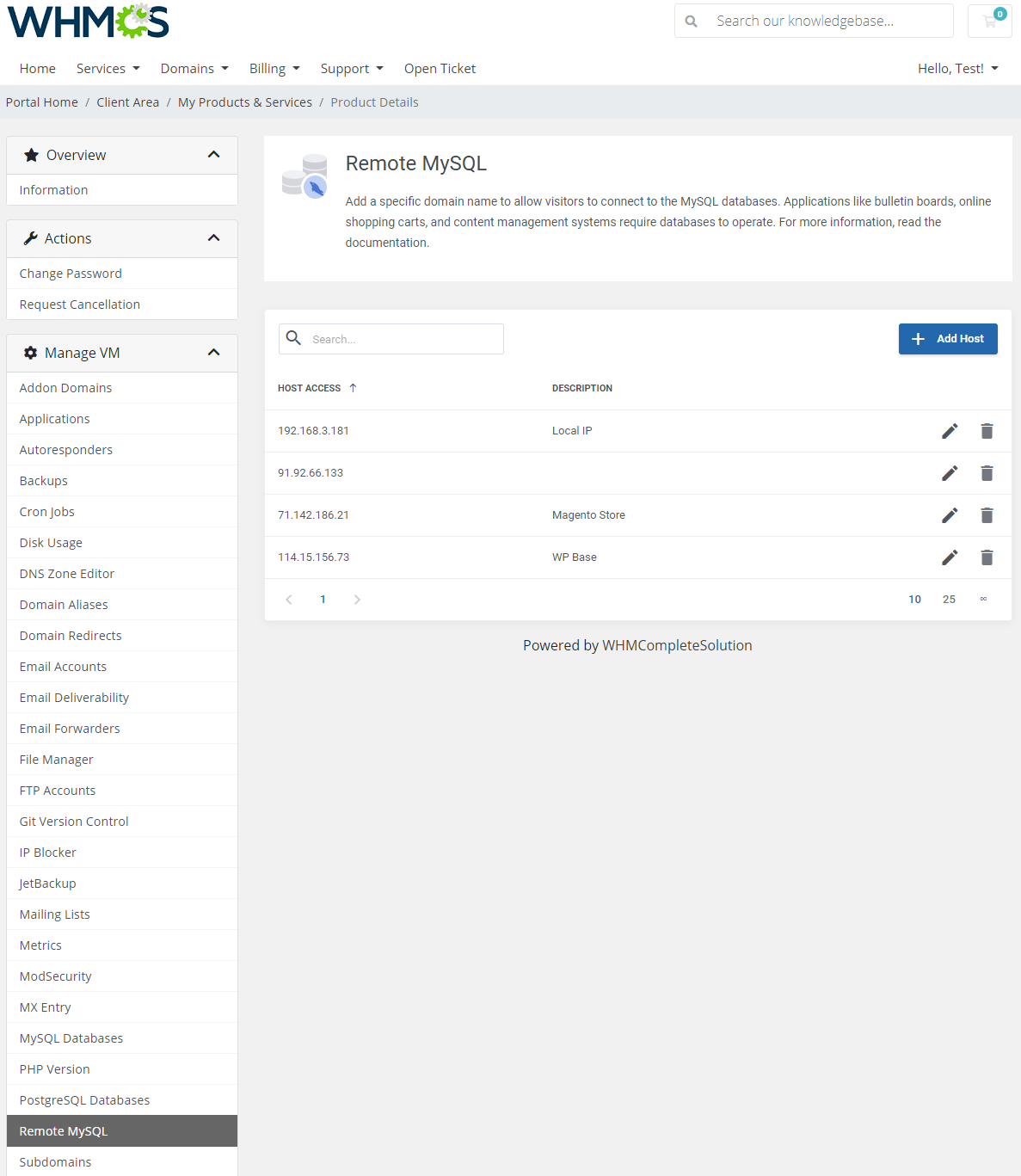 cPanel Extended For WHMCS: Module Screenshot 29