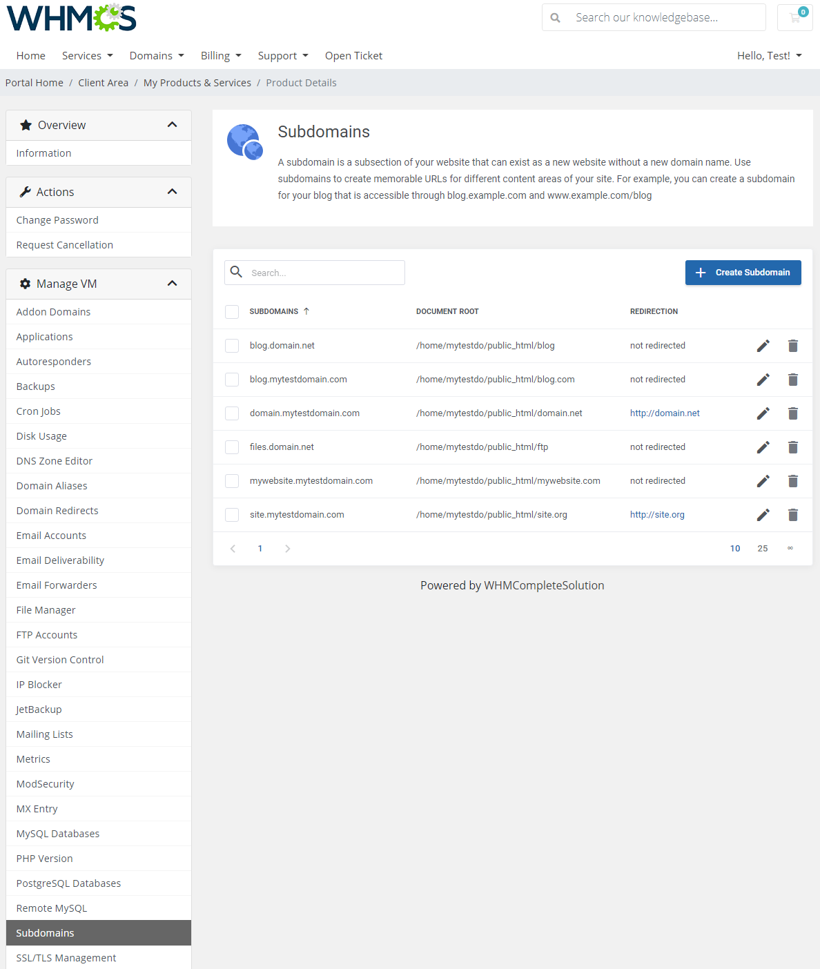 cPanel Extended For WHMCS: Module Screenshot 30