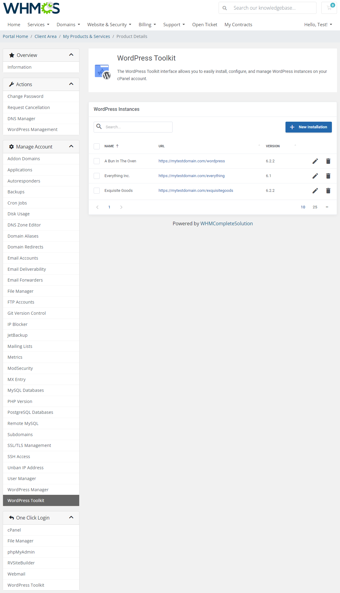 cPanel Extended For WHMCS: Module Screenshot 39