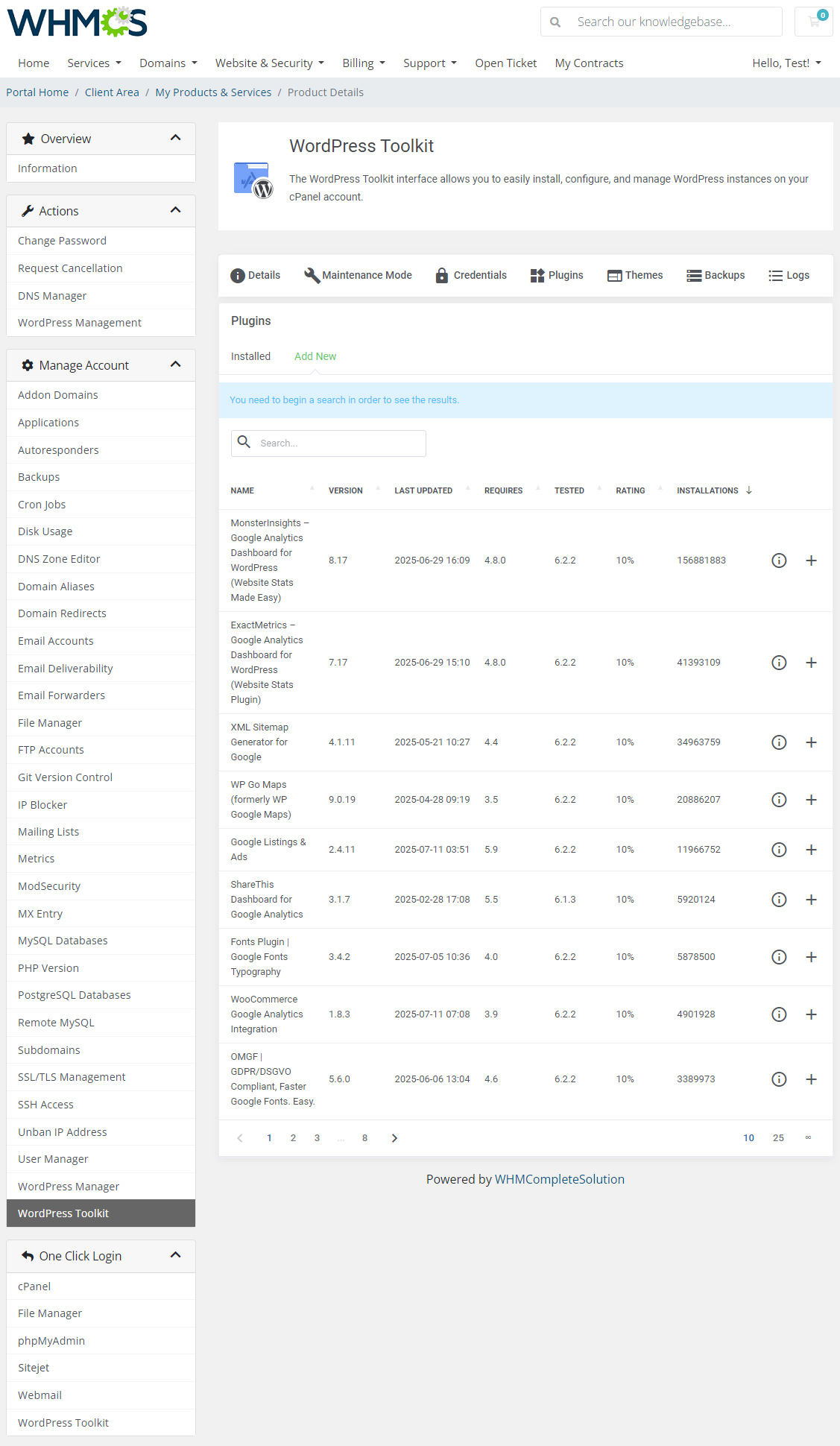 cPanel Extended For WHMCS: Module Screenshot 39